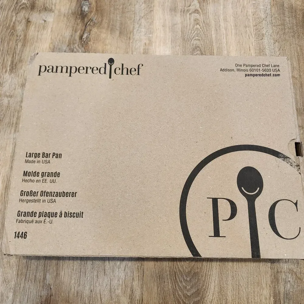 Pampered Chef Large Stone Bar Pan 11x16 Cookie Sheet 1446